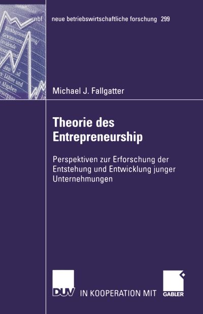 Theorie Des Entrepreneurship