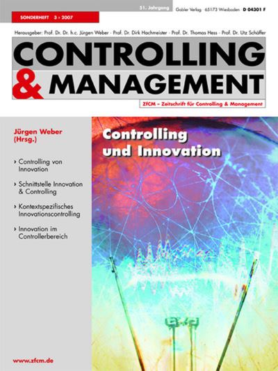 Controlling Und Innovation