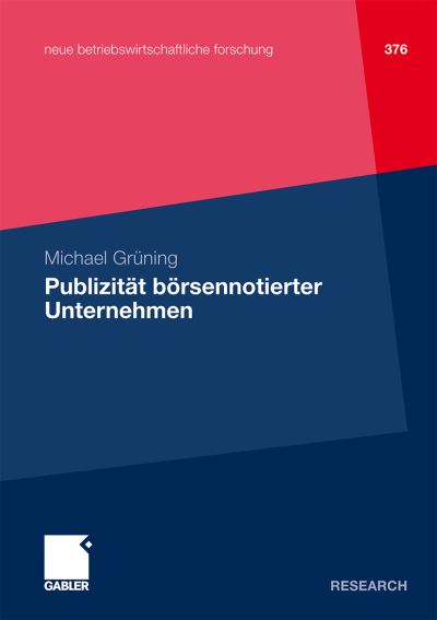 Publizität Börsennotierter Unternehmen