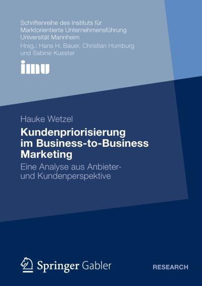 Kundenpriorisierung Im Business-to-Business Marketing