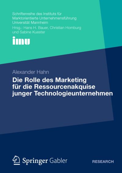 Die Rolle Des Marketing Für Die Ressourcenakquise Junger Technologieunternehmen