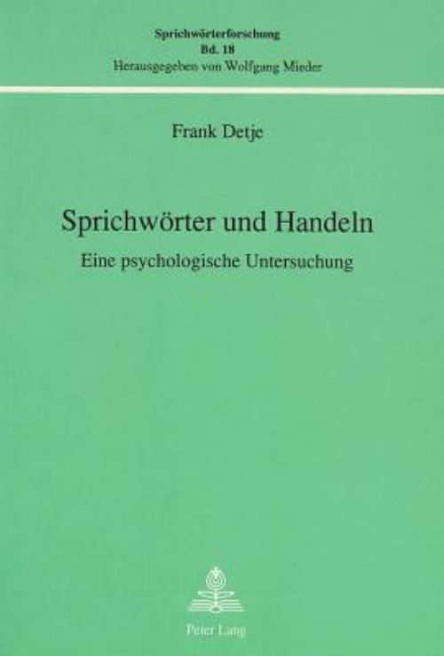 Sprichworter Und Handeln