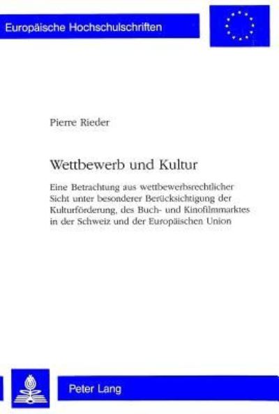 Wettbewerb Und Kultur