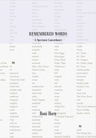 Remembered Words
