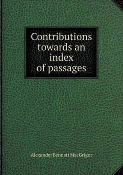 Contributions Towards an Index of Passages