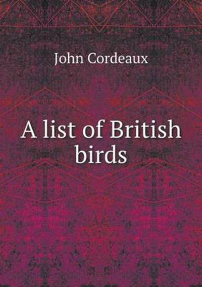 A List of British Birds