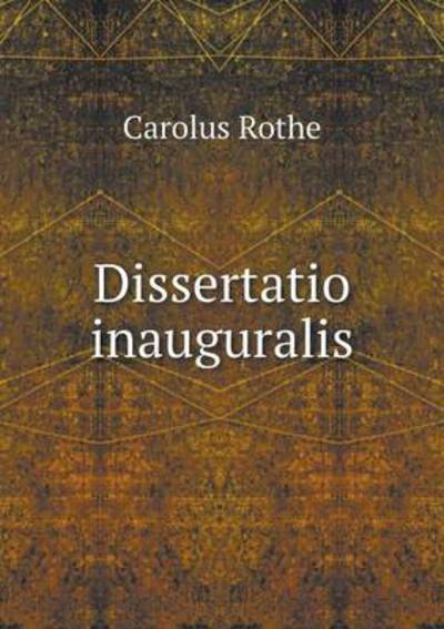 Dissertatio Inauguralis