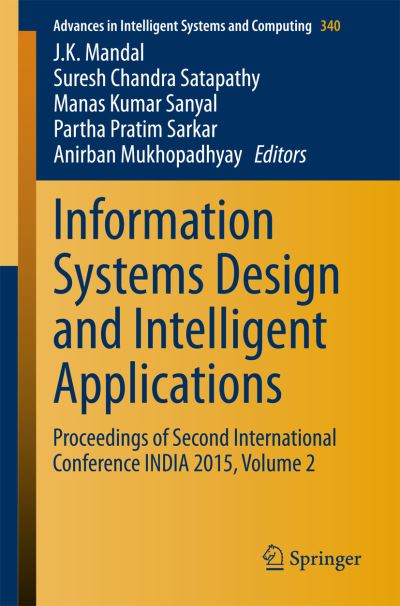 Information Systems Design and Intelligent Applications Volume 2