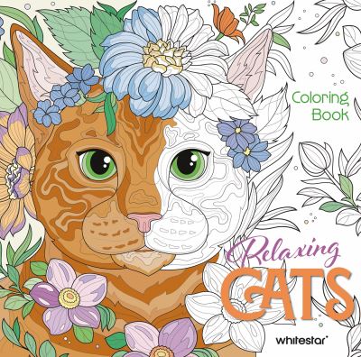Relaxing Cats. Coloring Book