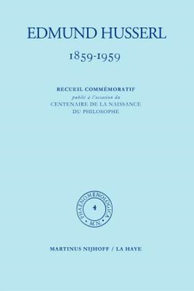 1859-1959. Recueil Commémoratif Publié Á L'occasion Du Centenaire De La Naissance Du Philosophe