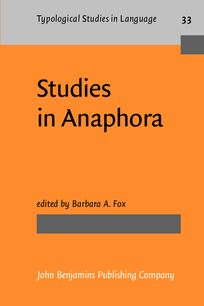 Studies in Anaphora