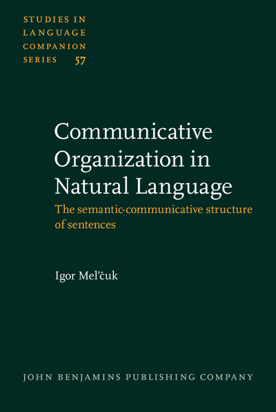 Communicative Organization in Natural Language