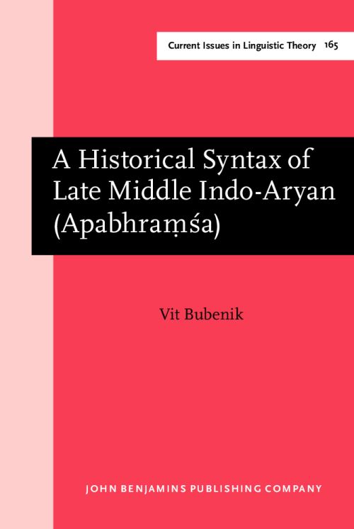 A Historical Syntax of Late Middle Indo-Aryan (Apabhram A)