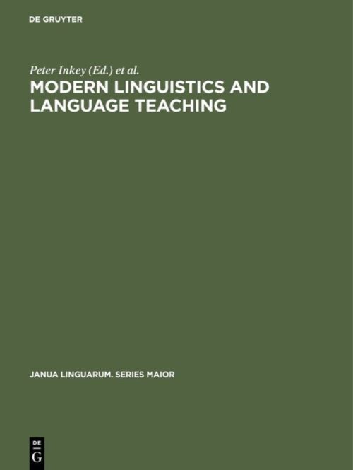 Modern Linguistics and Language Teaching