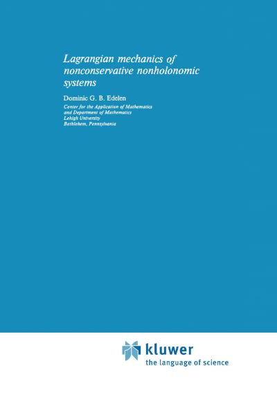 Lagrangian Mechanics of Nonconservative Nonholonomic Systems