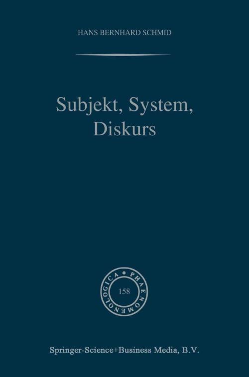 Subjekt, System, Diskurs