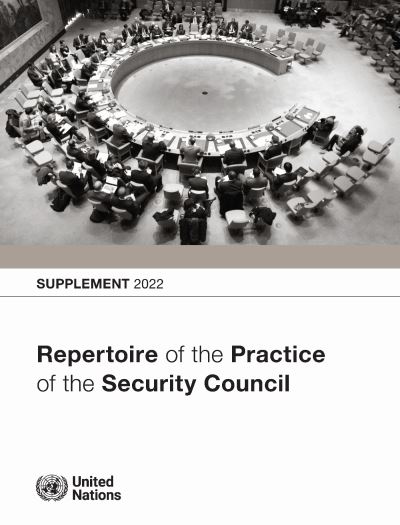 Repertoire of the Practice of the Security Council