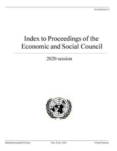 Index to Proceedings of the Economic and Social Council 2020