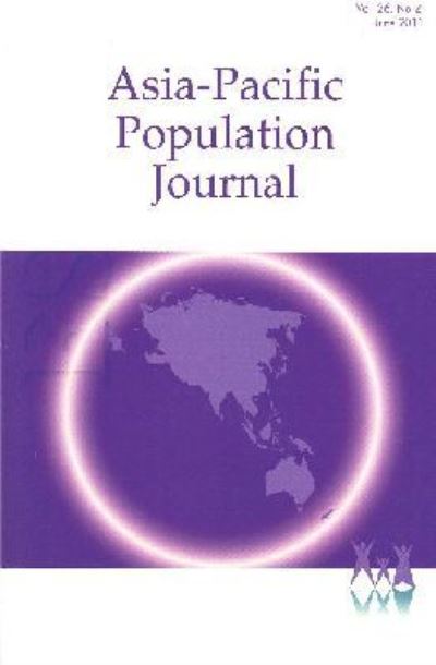 Asia-Pacific Population Journal, 2011, Volume 26, Part 2