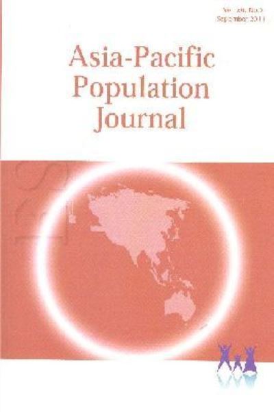 Asia-Pacific Population Journal, 2011, Volume 26, Part 3