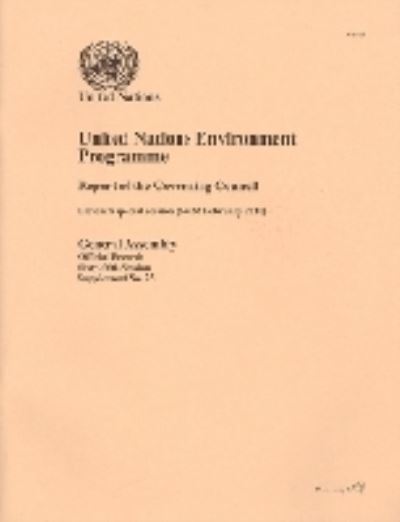 Report of the Governing Council of the United Nations Environment Programme