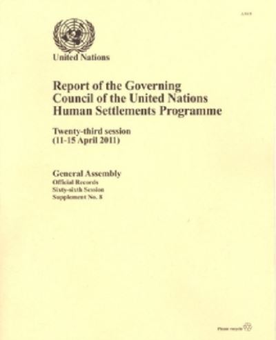 Report of the Governing Council of the United Nations Human Settlements Programme