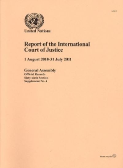 Report of the International Court of Justice