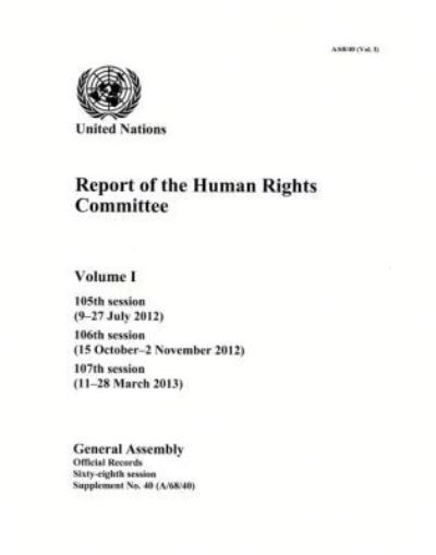 Report of the Human Rights Committee, Volume I