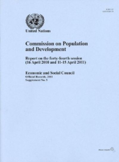 Report of the Commission on Population and Development