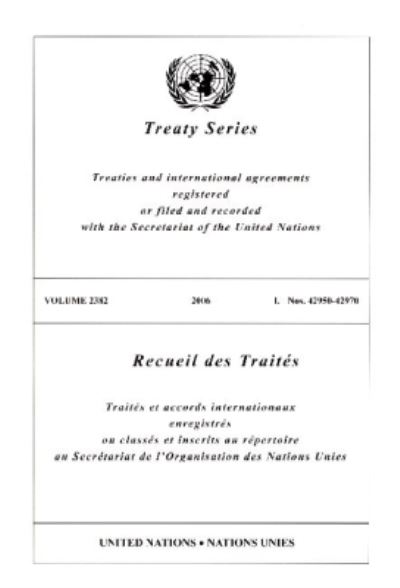 Treaty Series 2382 I