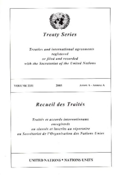 Treaty Series 2331 I