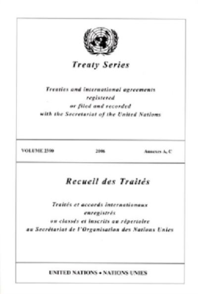 Treaty Series 2390 I Annexes a, C