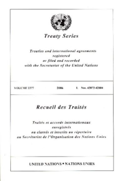 Treaty Series 2377 I