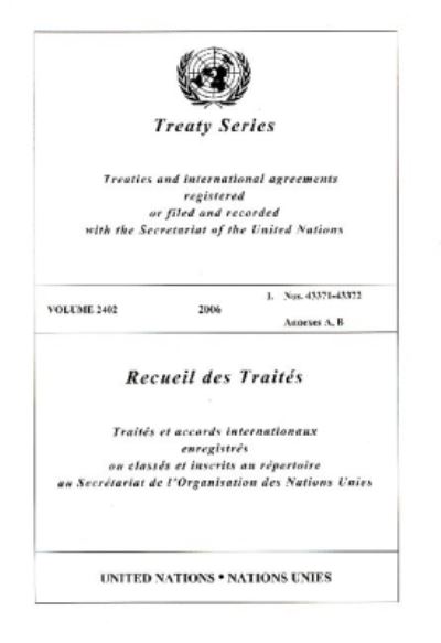 Treaty Series 2402 I