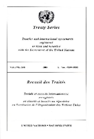 Treaty Series 2535 I