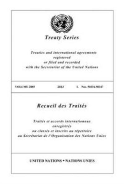 Treaty Series 2885 (Bilingual Edition)