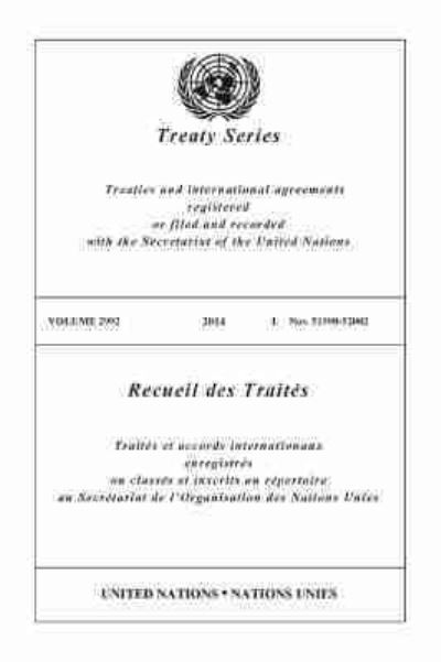Treaty Series 2992 (English/French Edition)