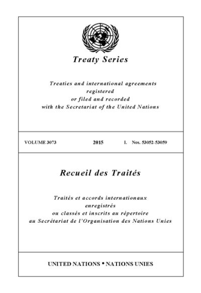 Treaty Series 3073