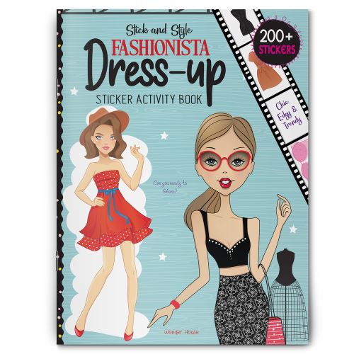 Stick and Style - Fashionista Dress-Up (Sticker Activity Book)
