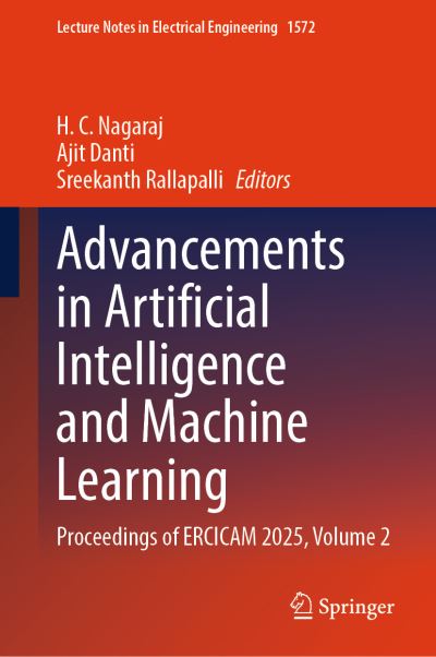 Advancements in Artificial Intelligence and Machine Learning Volume 2