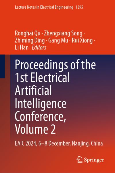 Proceedings of the 1st Electrical Artificial Intelligence Conference Volume 2