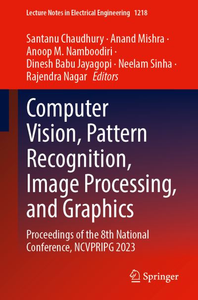 Computer Vision, Pattern Recognition, Image Processing, and Graphics