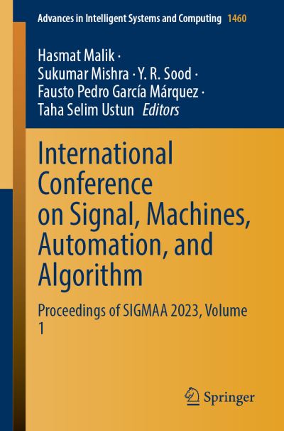 International Conference on Signal, Machines, Automation, and Algorithm Volume 1