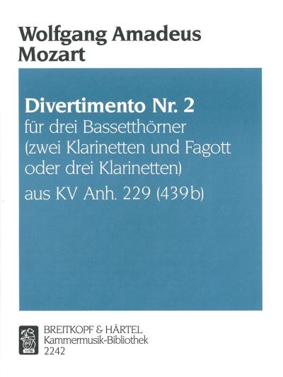 Divertimento No. 2 in Bb Major K. App. 229