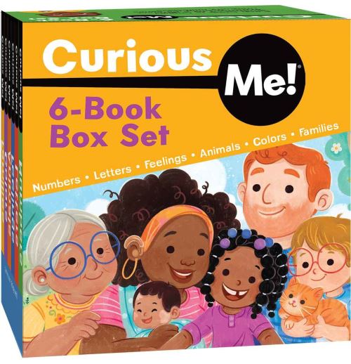 Curious Me!¬ 6-Book Box Set (Numbers, Letters, Colors, Feelings, Animals, and Families)