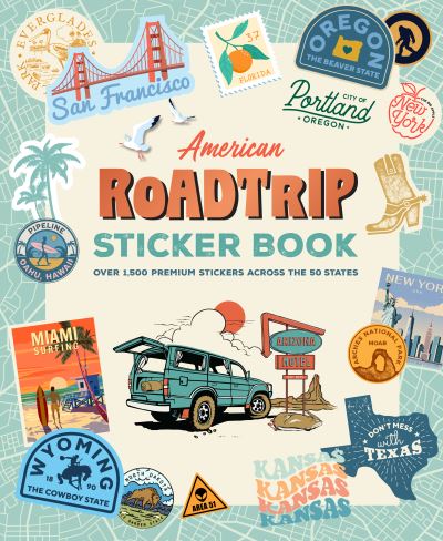 American Road Trip Sticker Book