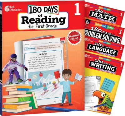 180 Days®: Reading, Math, Language, Writing, & Problem Solving for Grade 1: 5-Book Set