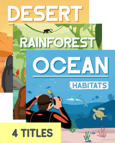 Habitats (Set of 4). Paperback