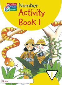Book Cover for Number Activity Book 1. 1 by 
