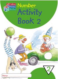 Book Cover for Number Activity Book 2. 2 by 